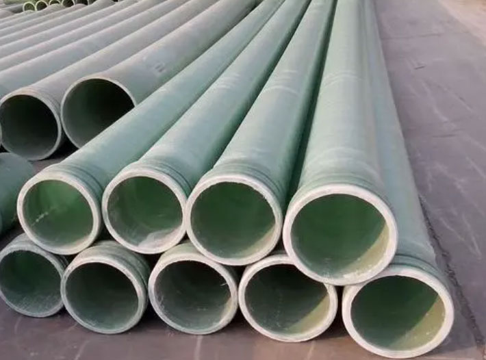 Fiberglass sand filled pipeline